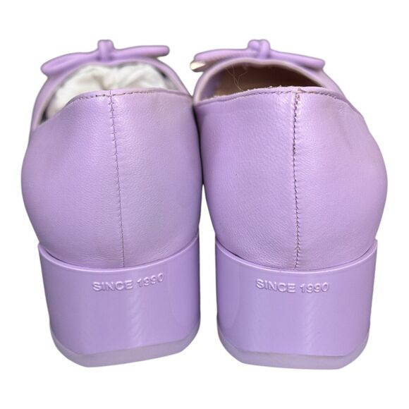 Franco Sarto Heels Women’s Size 5 Natalia Square Toe Pumps Lavender Purple - Picture 4 of 7